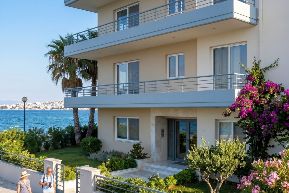 Εξωτερικός Χρωματισμός Πολυκατοικίας στη Γλυφάδα 1